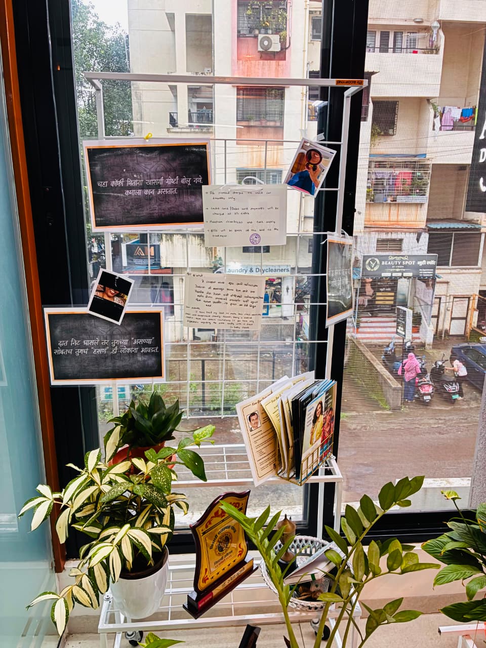 Patient appreciation display at Atreya Dental Care in Pune
